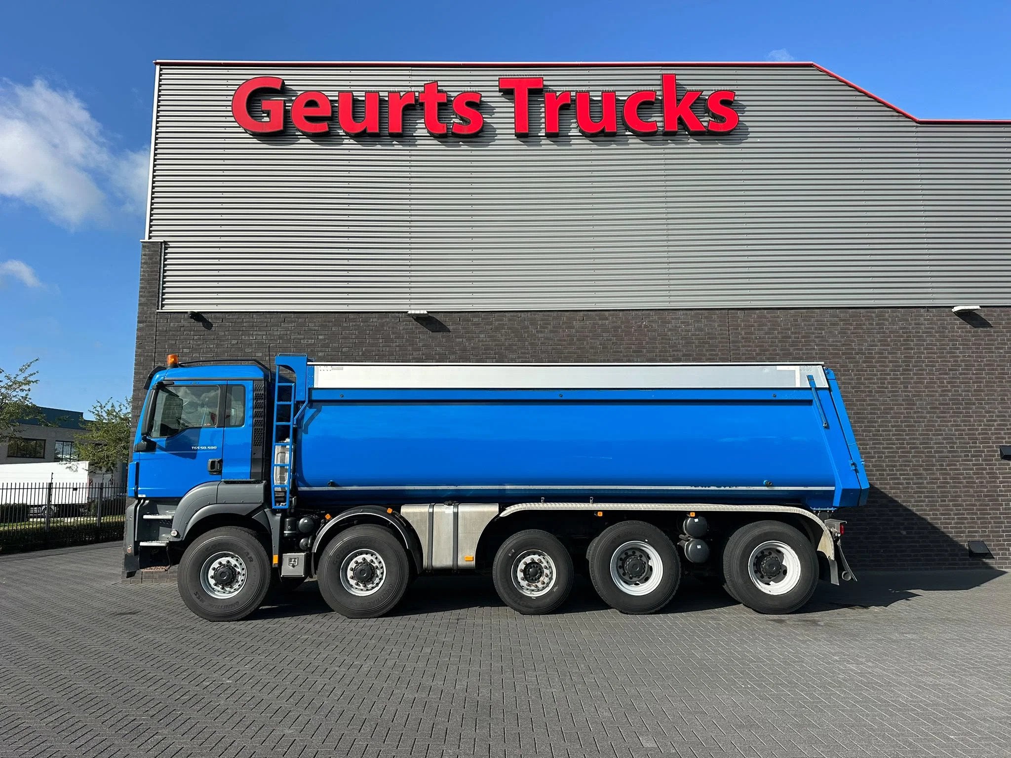MAN TGS 50.500 10X8 BLH WSA KIPPER MET AFDEKKLEPPEN, Achat, Euro 6, 2 places, MAN