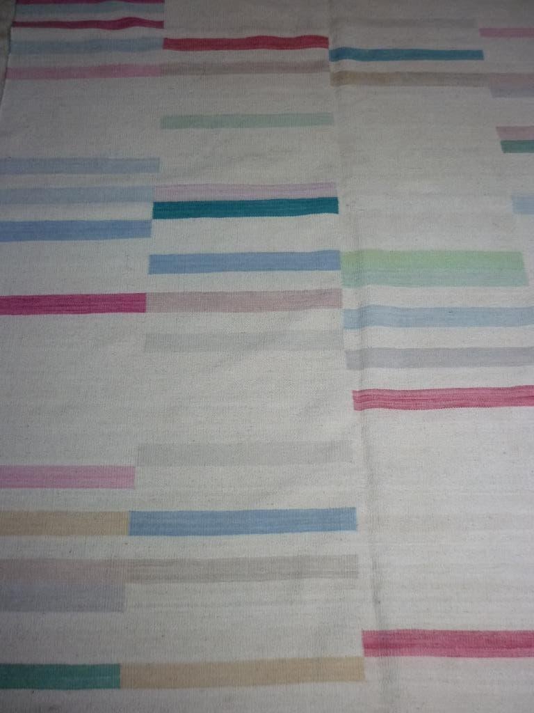 Vloerkleed moderne kelim strepen 100% wol nieuw, Huis en Inrichting, Stoffering | Tapijten en Vloerkleden, 150 tot 200 cm, Ophalen of Verzenden