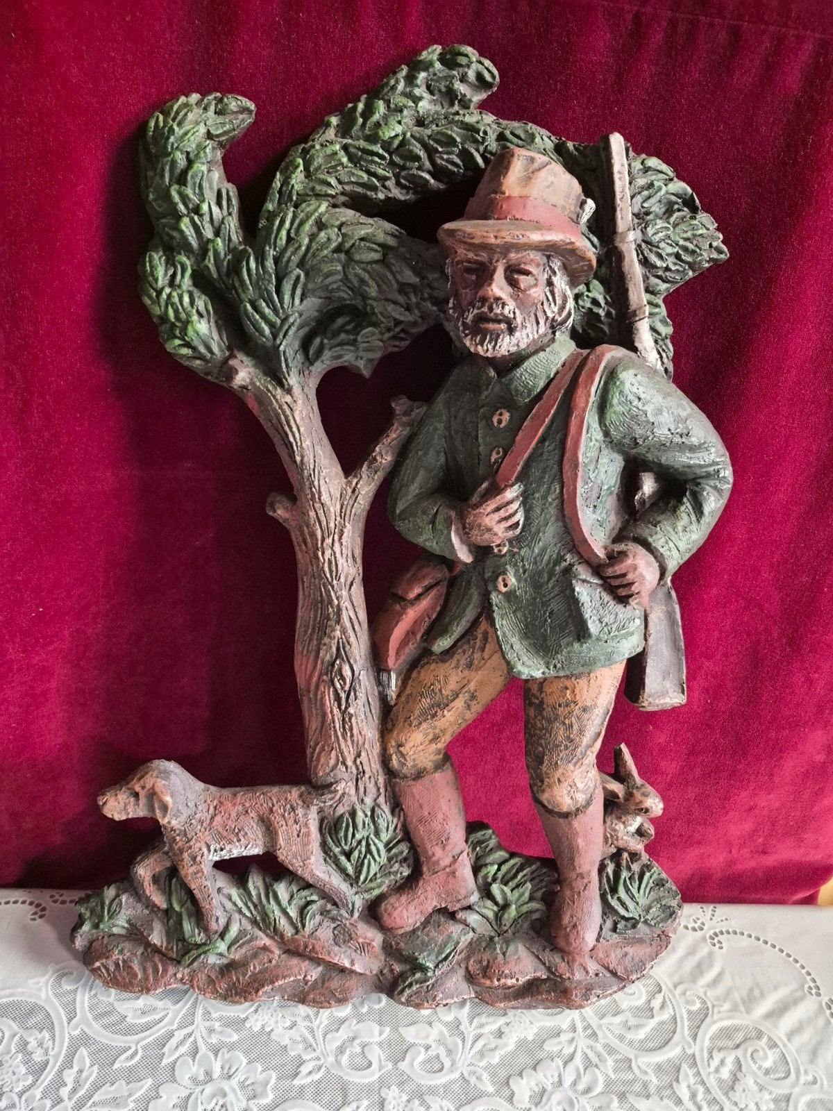 beeld beelden stenen muurdecoratie, Ophalen of Verzenden