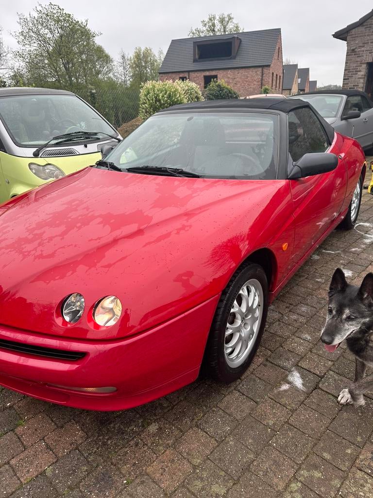 @@@ ALFA ROMEO SPIDER @@@, Auto's, Voorwielaandrijving, Stof, Zwart, 4 cilinders