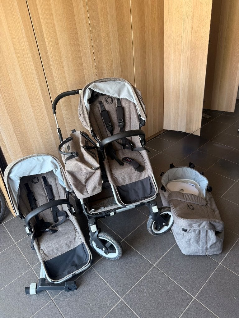 duobuggy duo buggy kinderwagen bugaboo, Kinderen en Baby's, Ophalen, Zo goed als nieuw, Overige merken, Verstelbare rugleuning