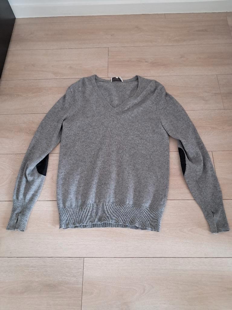 Pull col V, Taille 38/40 (M), Gris, Enlèvement, Eric bompard