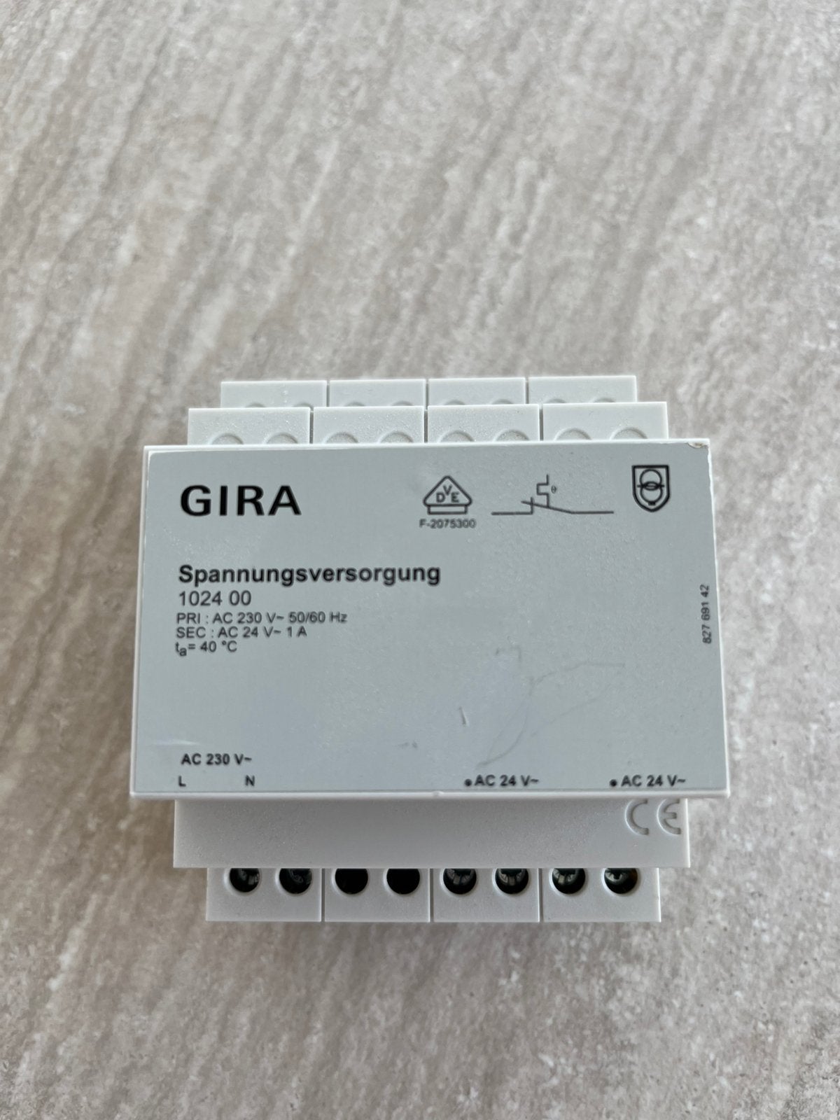 Gira 102400 KNX Voeding AC 24V 1A, Ophalen of Verzenden, Nieuw