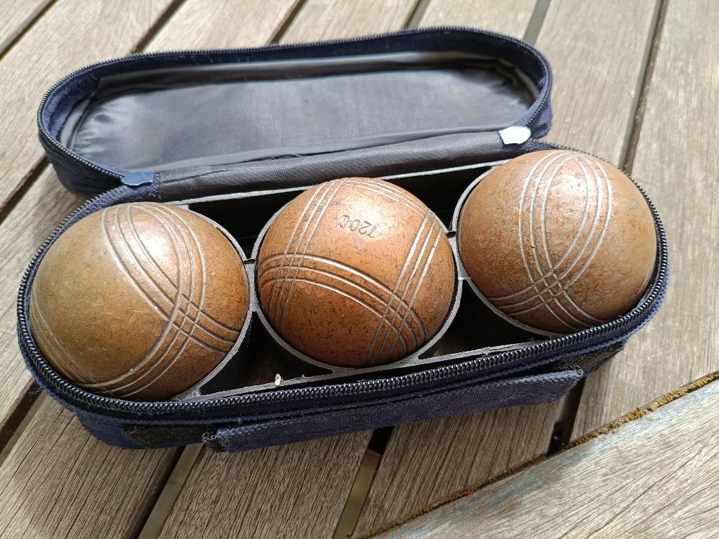 Petanque ballen, Sport en Fitness, Bowlen, Ophalen, Gebruikt, Bal
