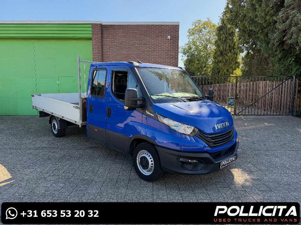 Iveco Daily 35S18 3.0 L / 32.000 KM ! / open laadbak, Auto's, Automaat, 4 cilinders, Iveco, Blauw