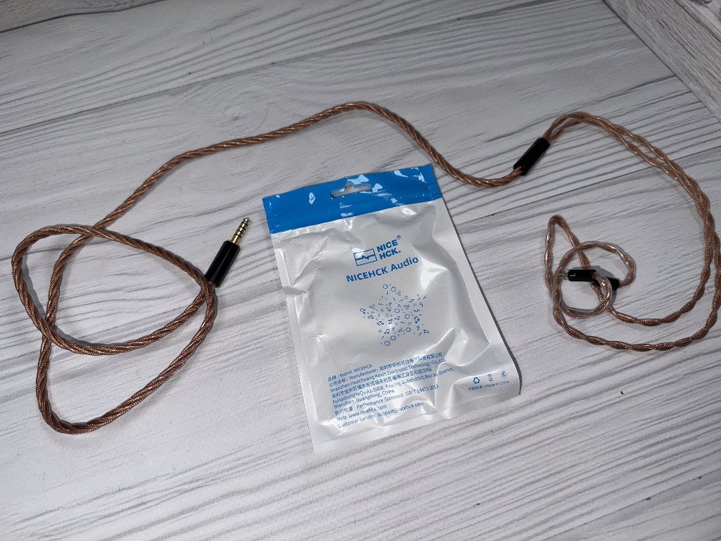 NiceHCK OurOasis Furukawa 0.78 naar 4.4 Gebalanceerde Kabel, TV, Hi-fi & Vidéo, Enlèvement, Neuf, Moins de 2 mètres, Autres câbles