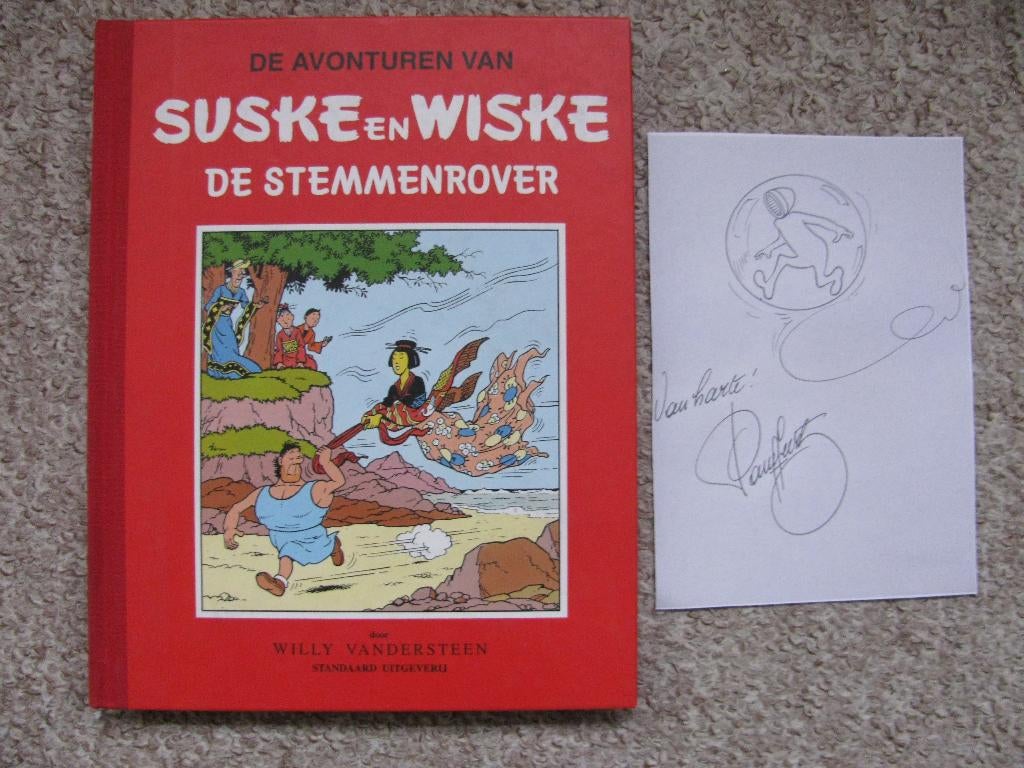 Suske en Wiske 34 Klassiek - De Stemmenrover + tek P. Geerts, Willy Vandersteen, Eén stripboek, Nieuw, Ophalen of Verzenden
