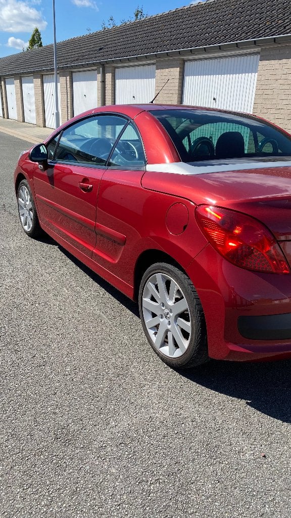 Peugeot 207 CC, Auto's, Voorwielaandrijving, Zwart, Cabriolet, Particulier