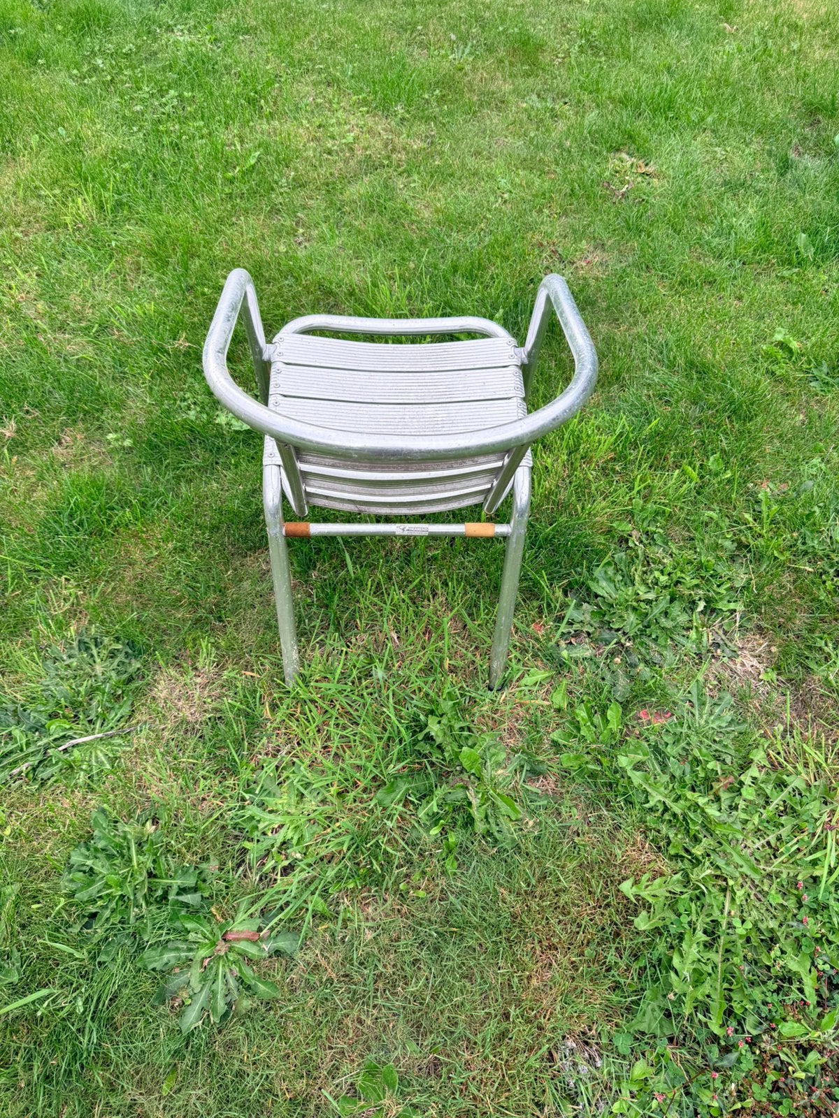 Tuinstoelen., Tuin en Terras, Ophalen, Gebruikt, Aluminium, Stapelbaar
