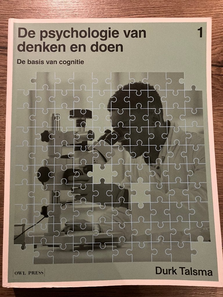 De pychologie van denken en doen, Livres, Enlèvement ou Envoi, Utilisé, Autres sujets/thèmes, Durk Talsma