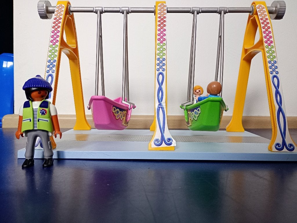 Playmobil Summer Fun Kermis Schommelboot Speelset - 5553, Gebruikt, Complete set, Overige typen, Ophalen of Verzenden