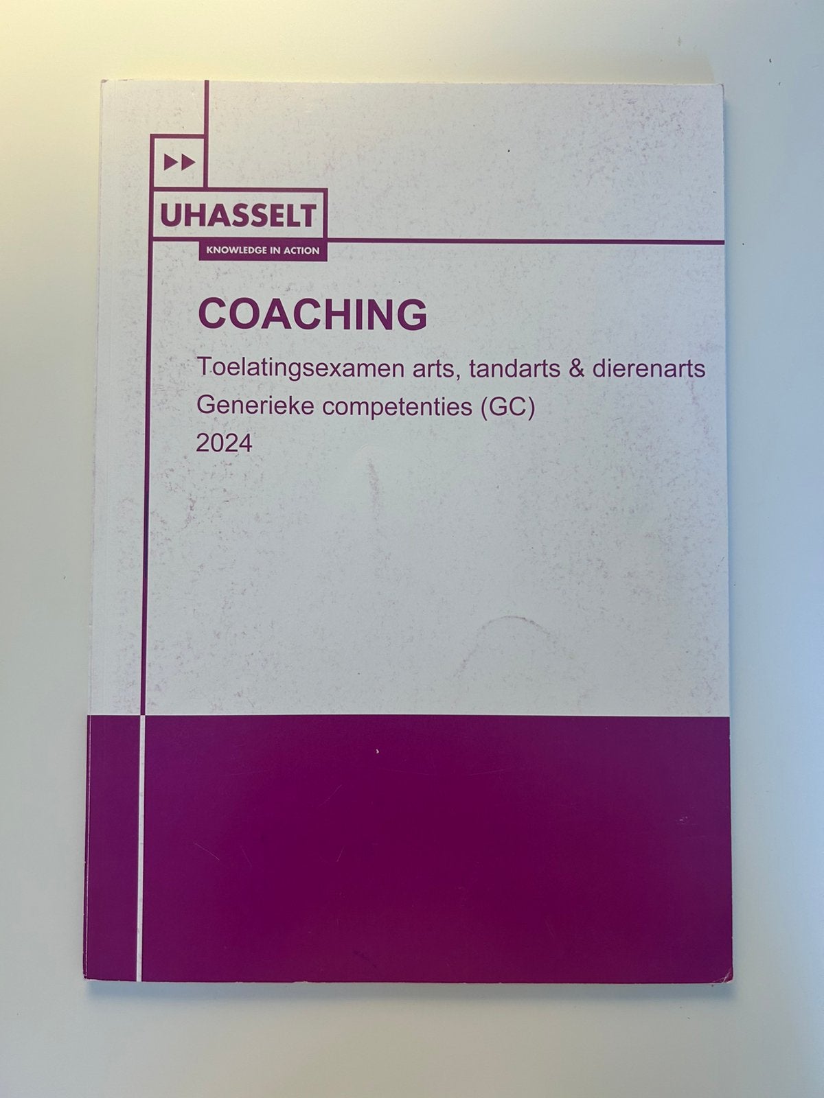 Coaching full option toelatingsexamens arts & tandarts, Ophalen of Verzenden, Zo goed als nieuw