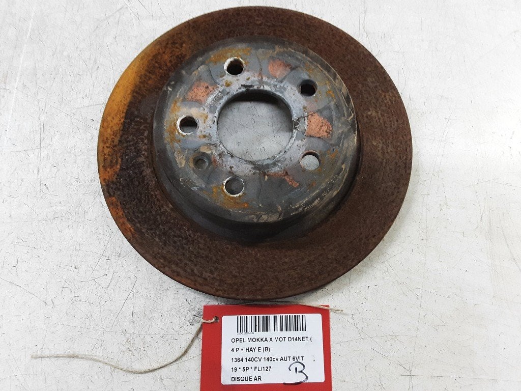 FREIN DISQUE ARRIÈRE Opel Mokka / Mokka X (01-2012/12-2019), Opel, Opel Automobile GmbH, Utilisé, Kontakt-opel@opel.com