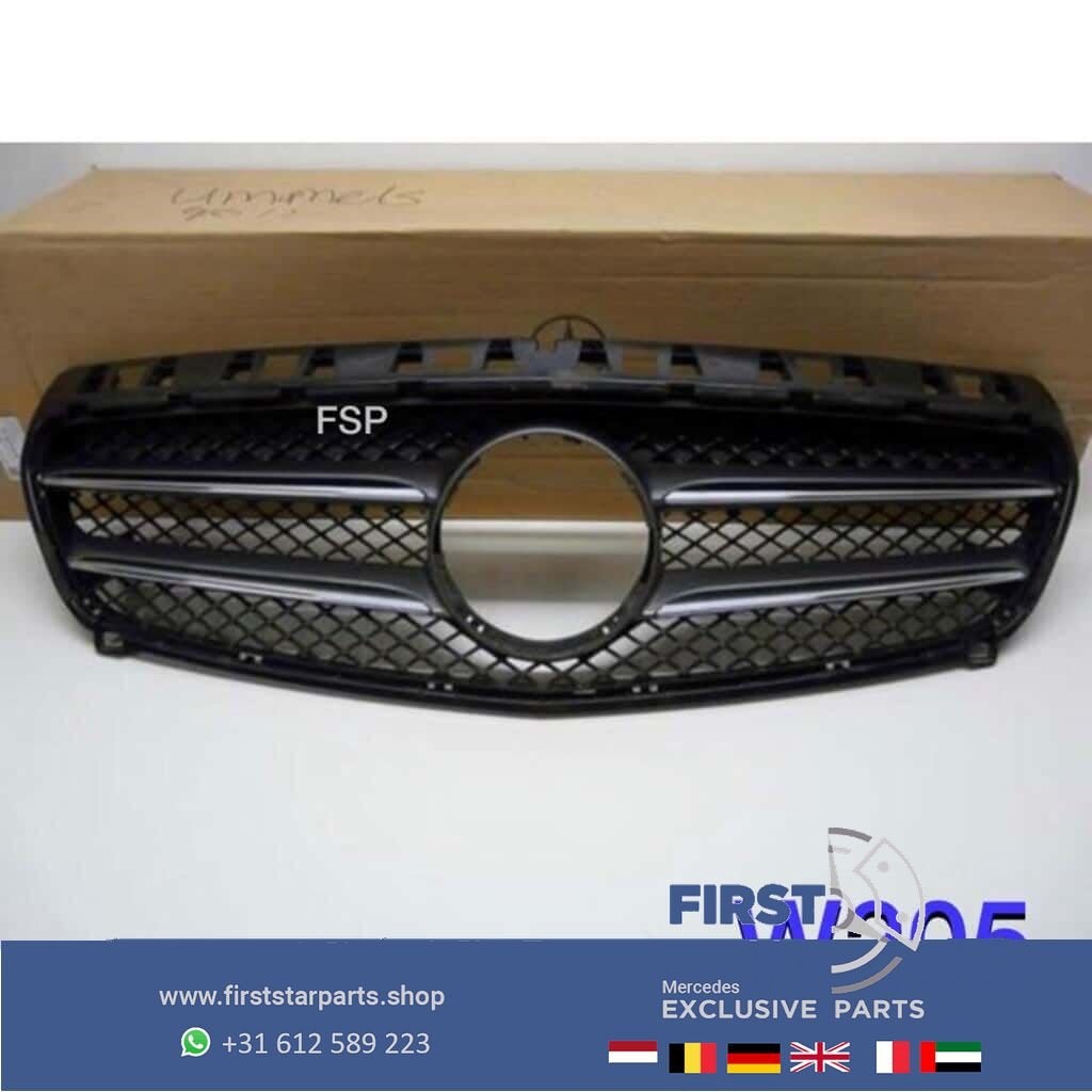 W205 GRIL Mercedes C Klasse 2014-2019 NIGHT PAKKET ZWART GRI, Autos : Pièces & Accessoires, Utilisé, -, -, Enlèvement ou Envoi