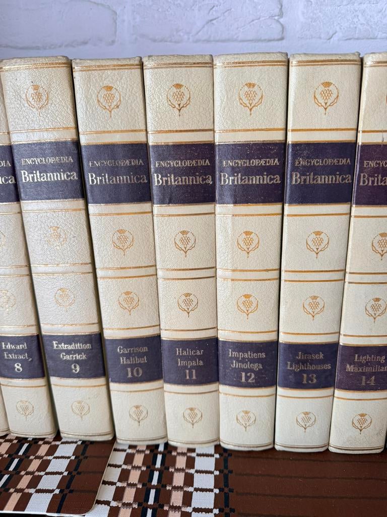 Encyclopedia Britannica 1966, Comme neuf, Enlèvement, X, X