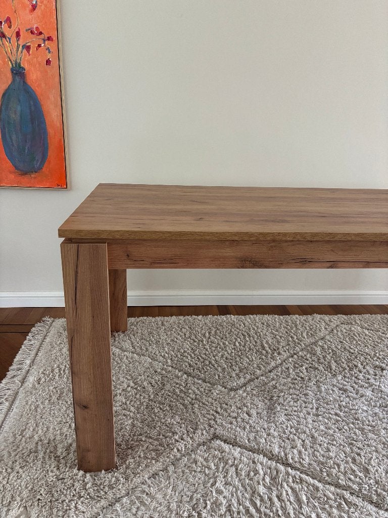 NIEUW: uitschuifbare eettafel 190/280 cm, Huis en Inrichting, Ophalen, Overige materialen, Nieuw, Vijf personen of meer