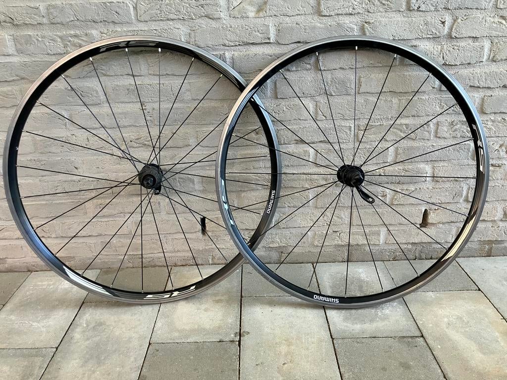 Shimano racewielen, Fietsen en Brommers, Fietsonderdelen, Zo goed als nieuw, Aluminium, Racefiets, Ophalen