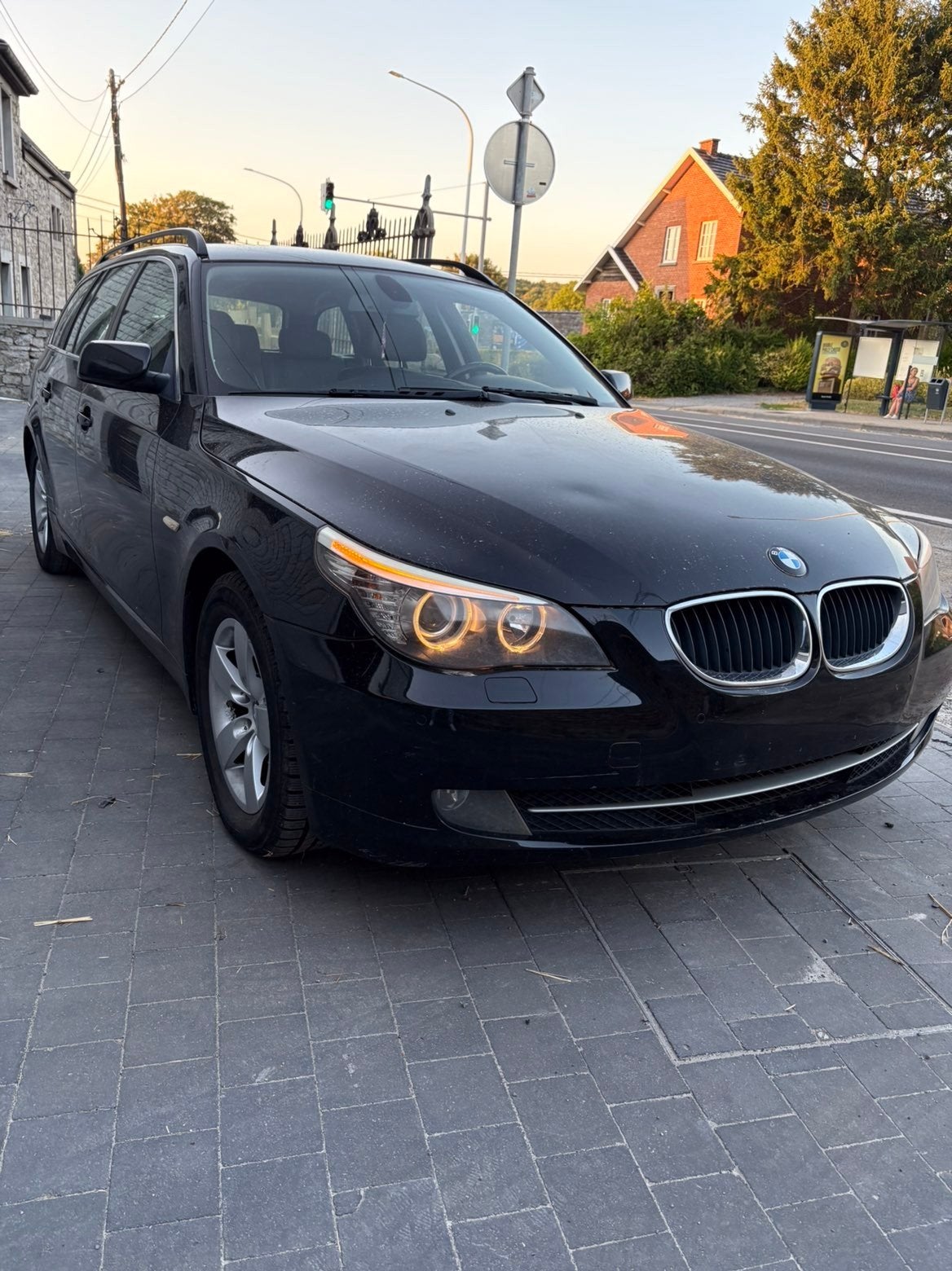 bmw 520d, Autos, Cuir, Euro 5, Boîte manuelle, Diesel