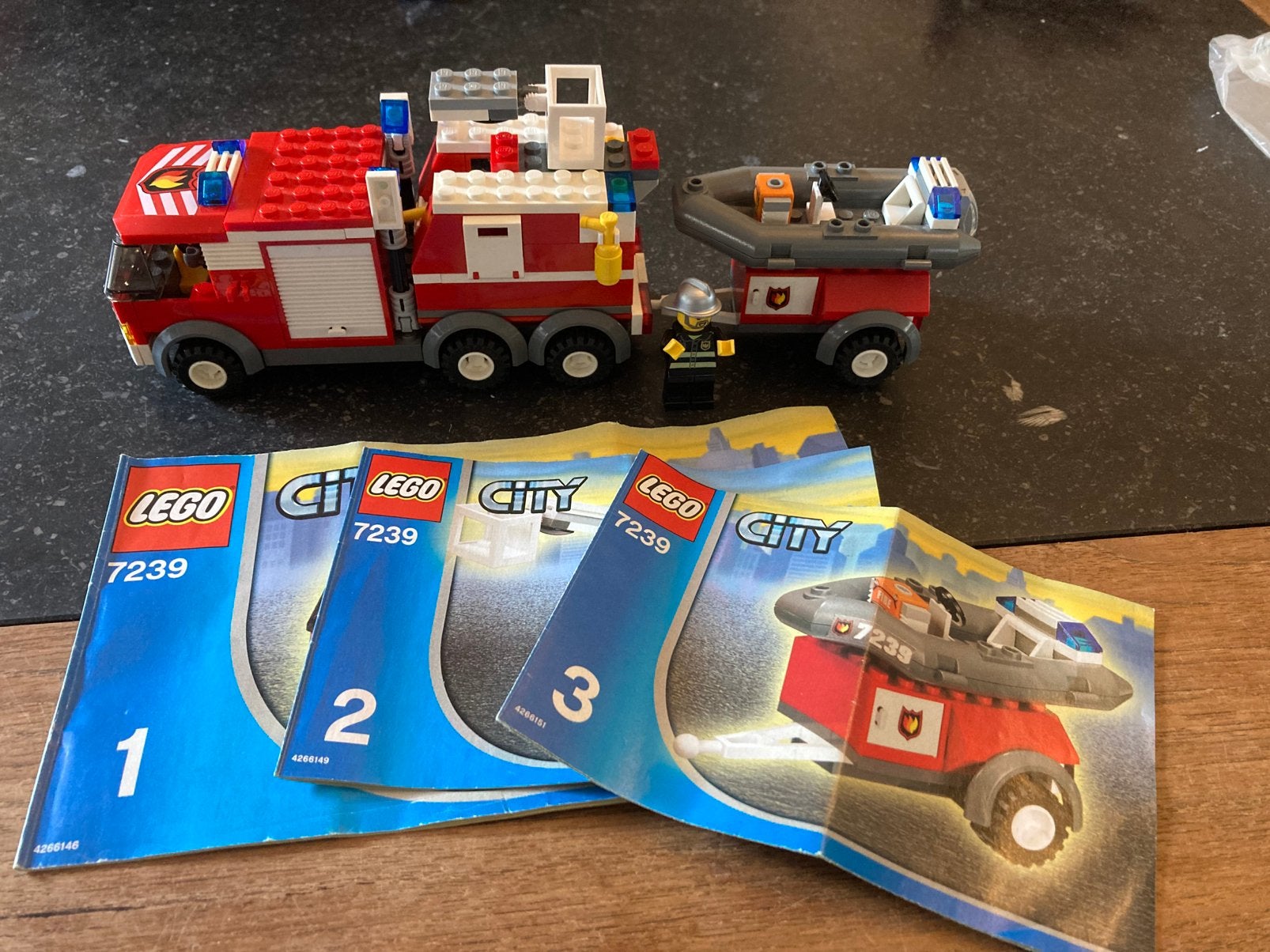 Lego city brandweer 7239, Kinderen en Baby's, Ophalen of Verzenden, Zo goed als nieuw, Lego, City