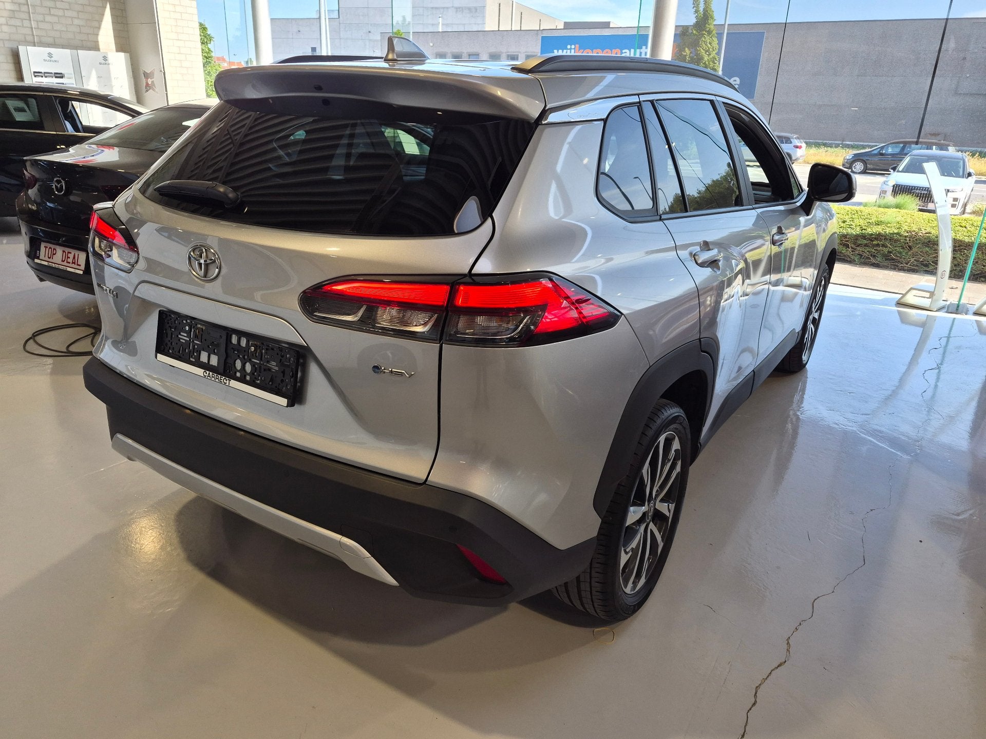 Toyota Corolla Cross 1.8 HEV CVT - LEZ VALID 2035 - AUTOMATI, Automaat, Stof, Gebruikt, Euro 6