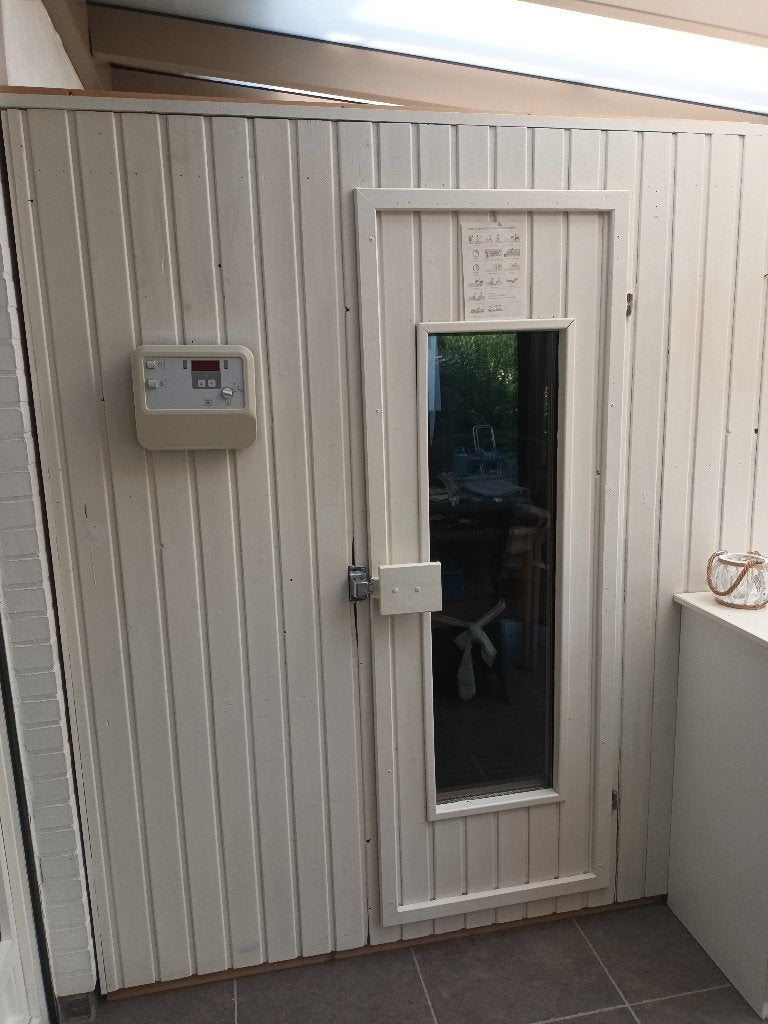 Traditionele Finse sauna, Sport en Fitness, Ophalen, Gebruikt, Fins of Traditioneel, Complete sauna