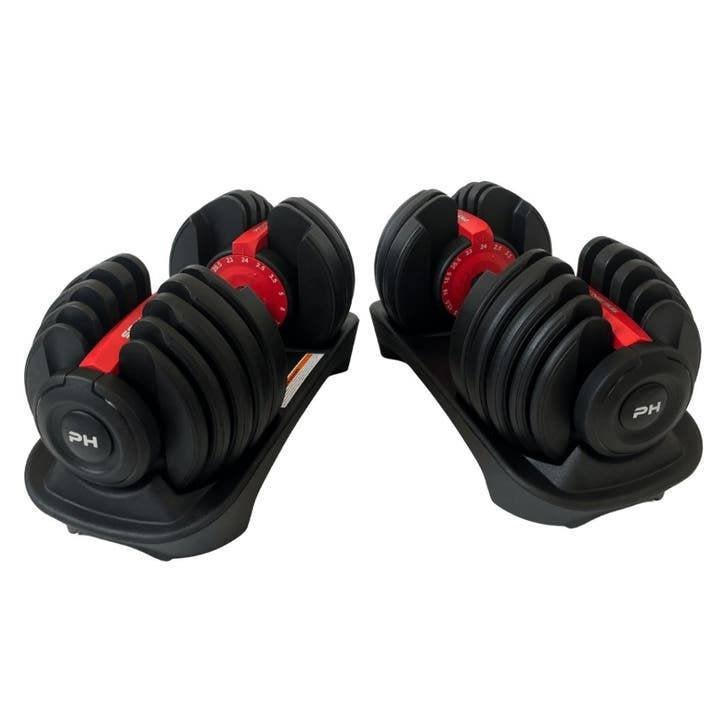 PH Fitness Verstelbare Dumbbells 24KG - Set 2x