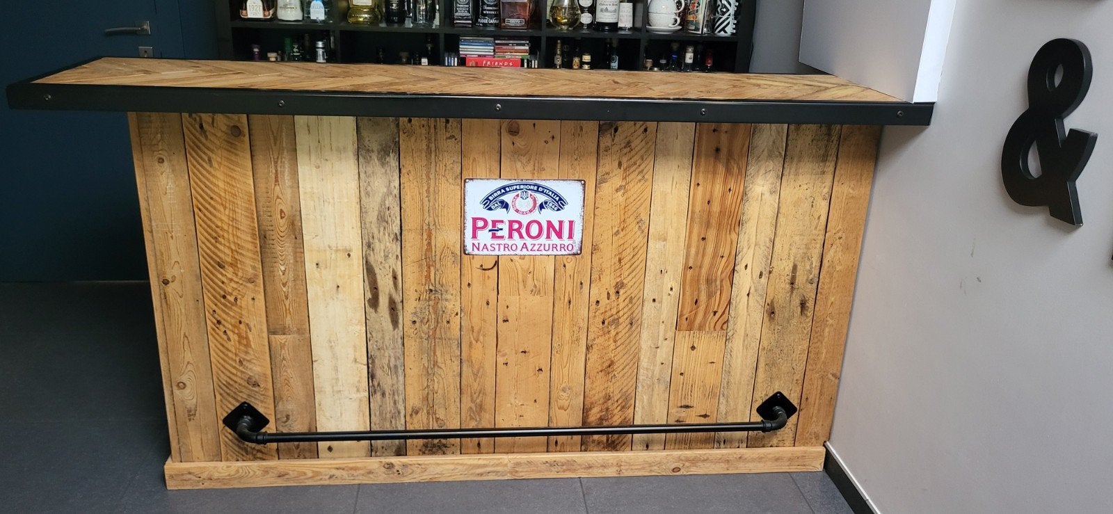 Bar comptoire en bois, Maison & Meubles, Dénudé, Enlèvement