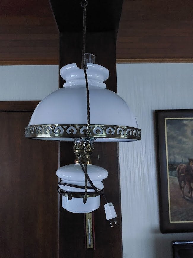 Antieke hanglamp, Antiek en Kunst, Ophalen