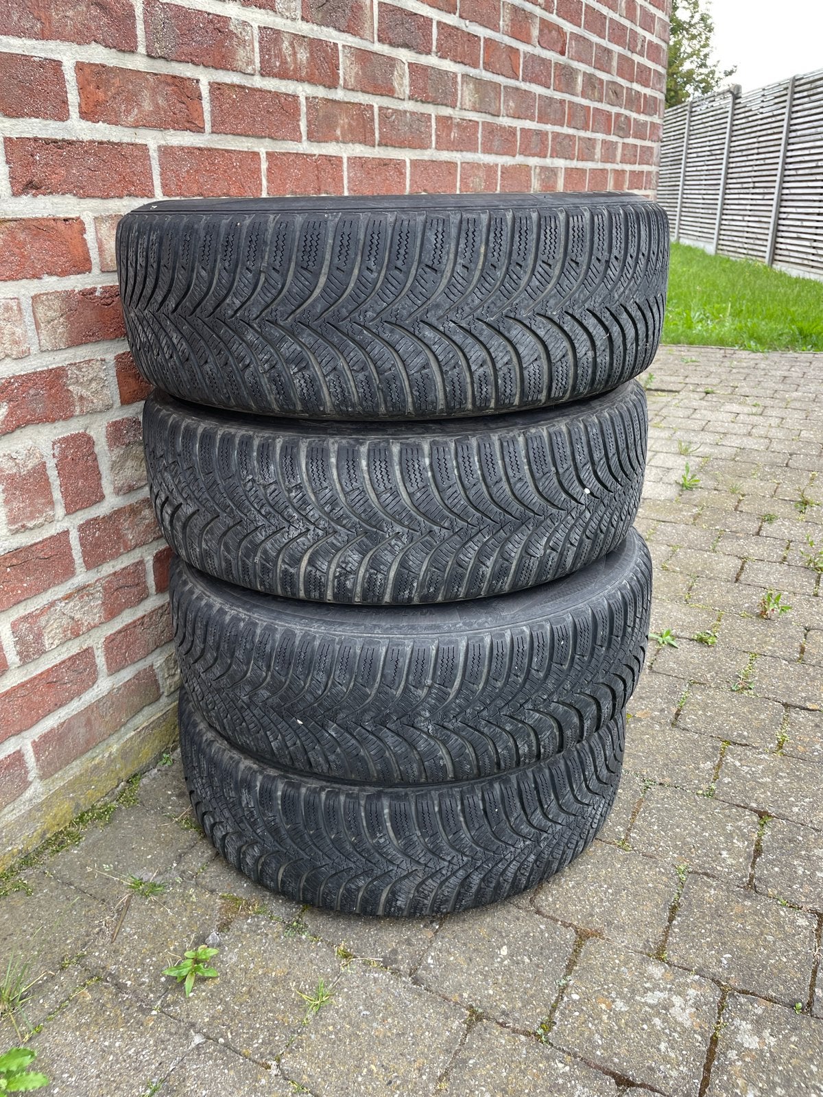 Winterbanden op velg, Ophalen, Gebruikt