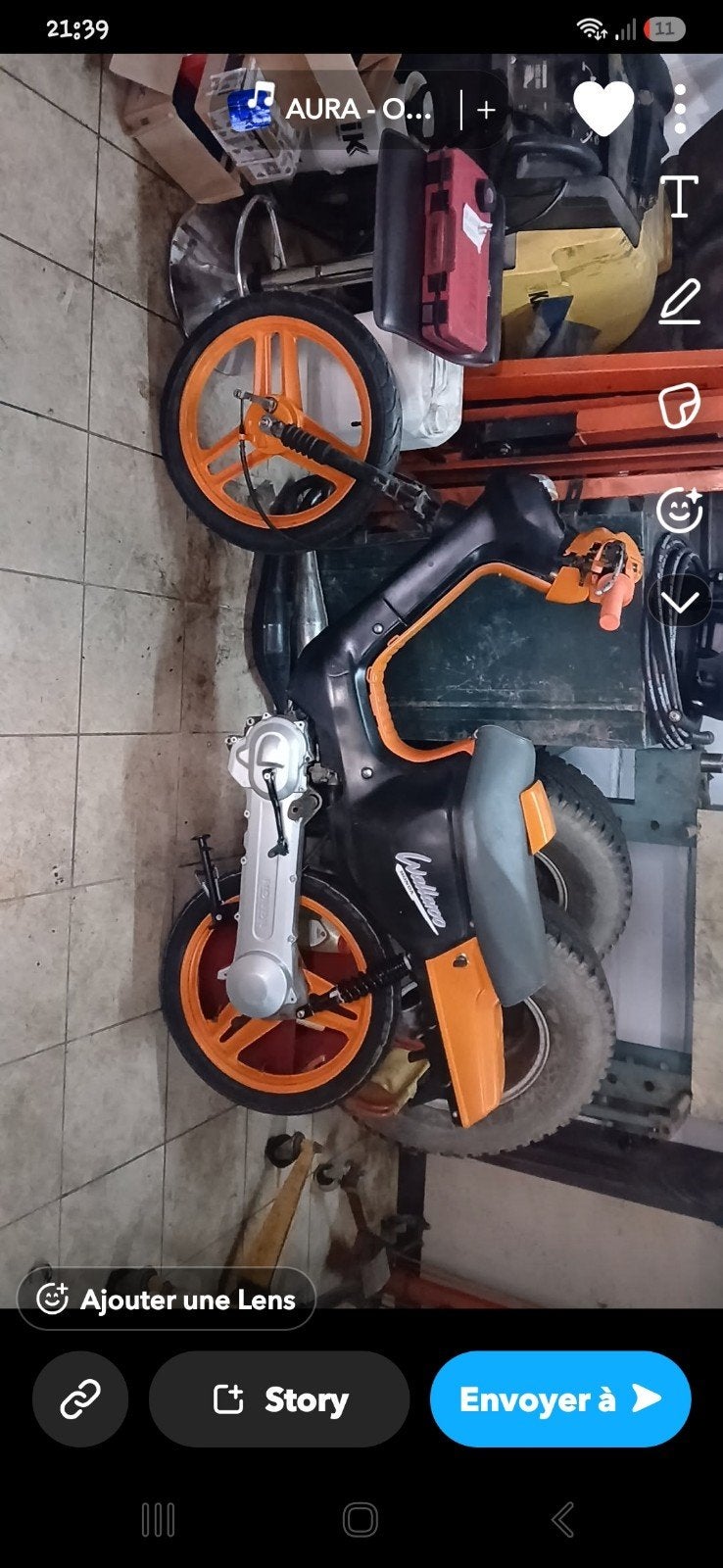 honda wallaroo classe B, Fietsen en Brommers, Brommers | Honda, Ophalen