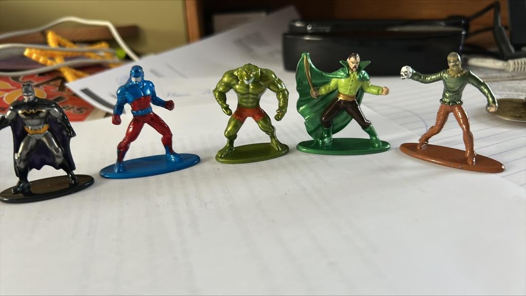 Setje van 5 marvel figuren, Ophalen of Verzenden, Zo goed als nieuw, Fantasy