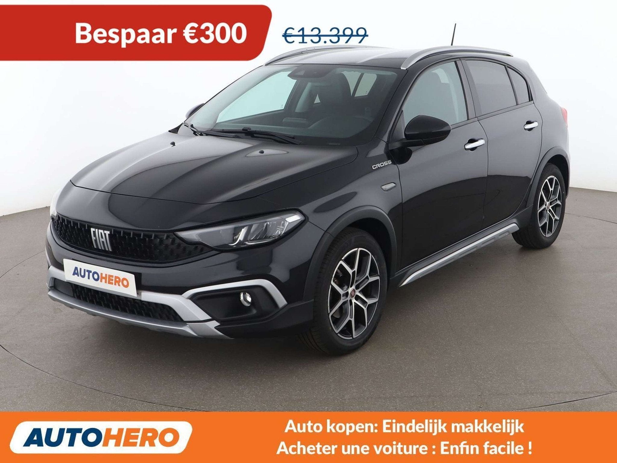 Fiat Tipo 1.0 (année de construction 2022), Achat, Euro 6, Volant multifonction, 5 portes