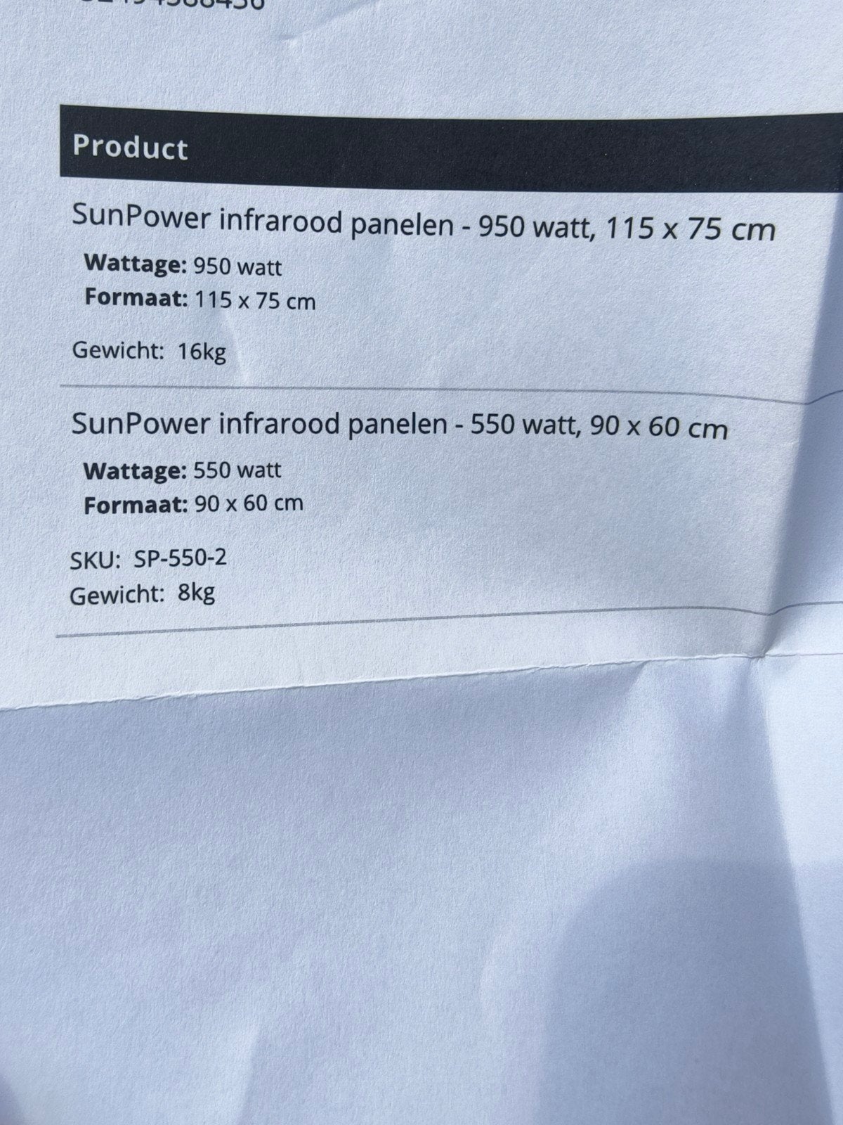 2x SunPower infrarood panelen, Computers en Software, Apple Desktops, Ophalen