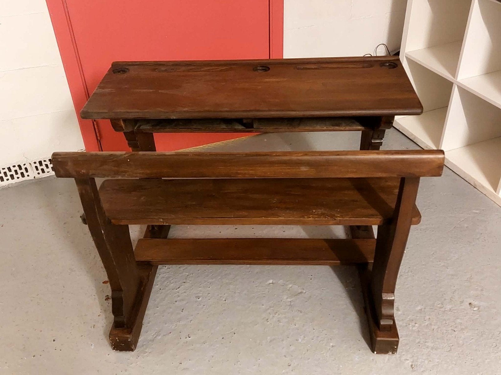 Banc d'écolier, Maison & Meubles, Enlèvement, Bois