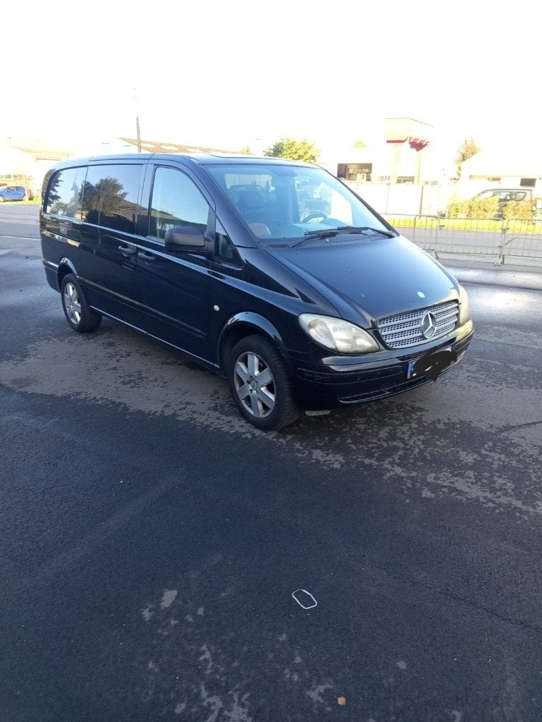 Mercedes vito2.2 CDI 150 pk 6 plaatsen, Autos, Cuir, Achat, Boîte manuelle, Noir