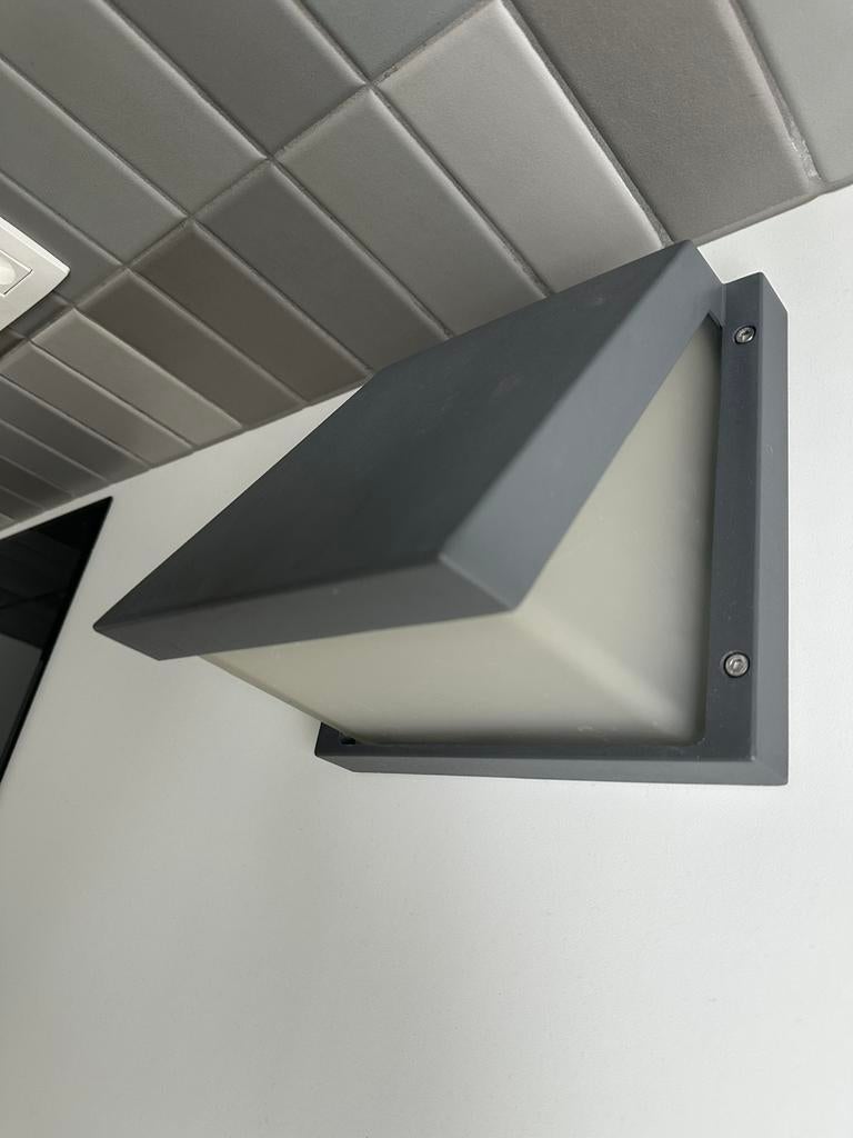 Buitenlamp led industriële kwaliteit, Tuin en Terras, Ophalen, Zo goed als nieuw, Glas, Led