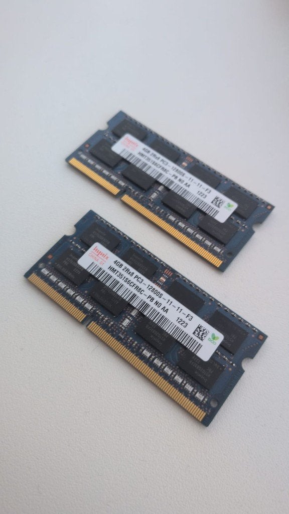 SK Hynix 8GB Kit (2x 4GB) DDR3 Laptop RAM SODIMM - 1600MHz, Computers en Software, Gebruikt, 8 GB, DDR3, Ophalen of Verzenden