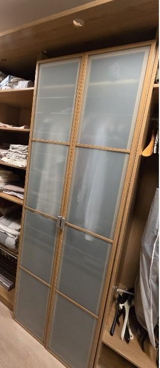 IKEA PAX kastdeuren, Ophalen, Zo goed als nieuw, Eikenhout, 200 cm of meer