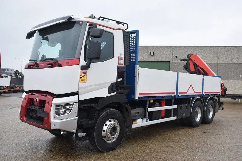 Renault C480 Crane Palfinger PK18002 -Remote control, Achterwielaandrijving, Euro 6, Renault, Wit