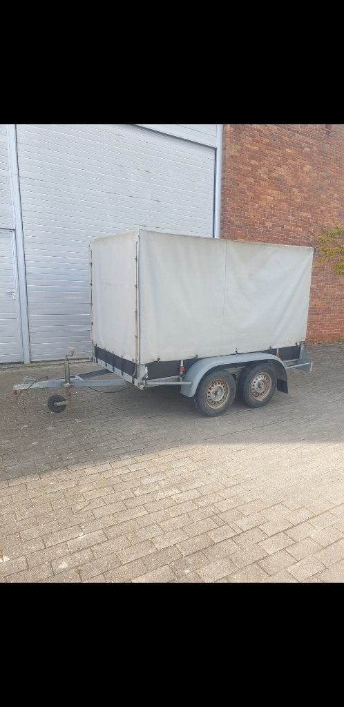 Aanhangwagen dubbelas, Auto diversen, Ophalen, Gebruikt