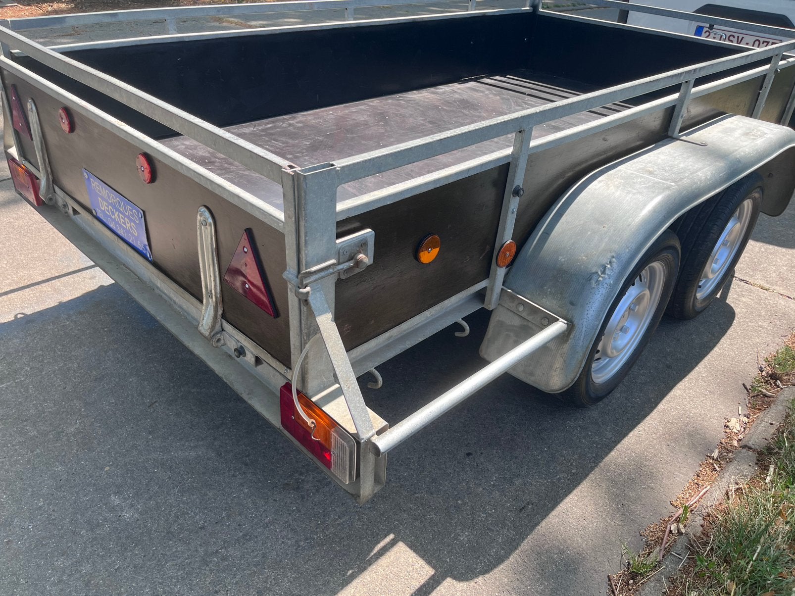 Je vends ma remorque état impec avec bache+filet. ..2m50, Autos : Divers, Remorques, Comme neuf, Enlèvement
