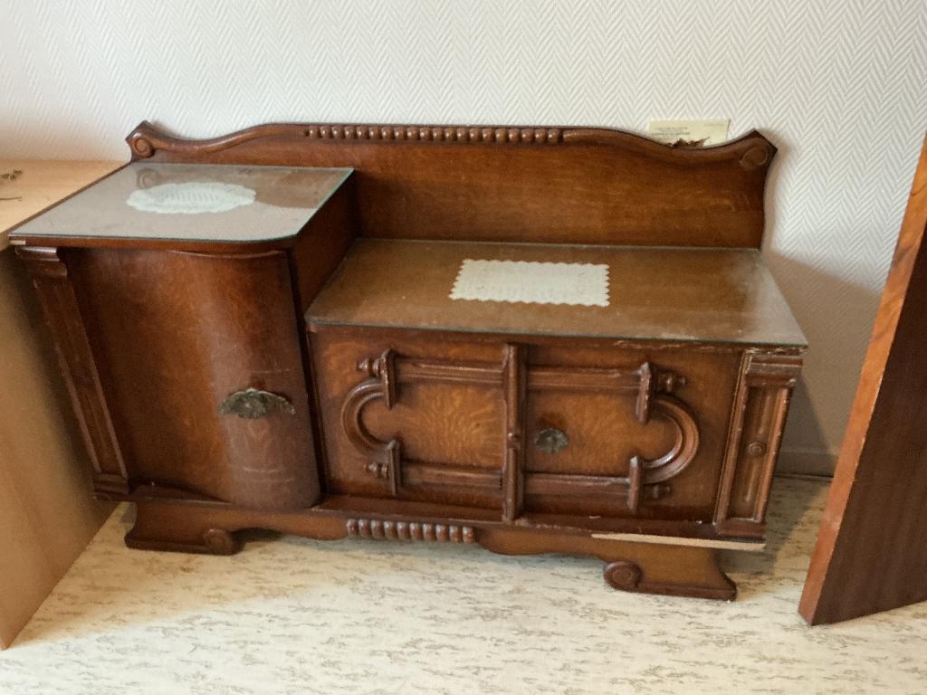 Armoire de buffet ancienne, Maison & Meubles, 25 à 50 cm, Avec tablette(s), Art deco, Moins de 100 cm