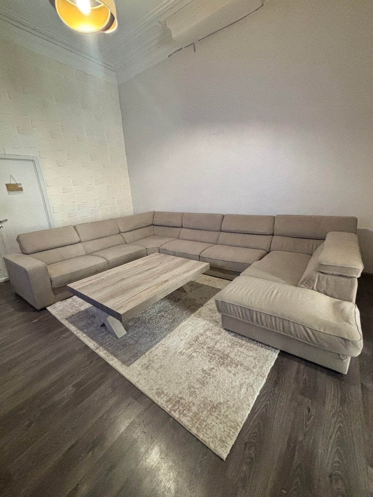 Canape en angle U, 150 cm ou plus, Quatre personnes ou plus, Enlèvement, Utilisé
