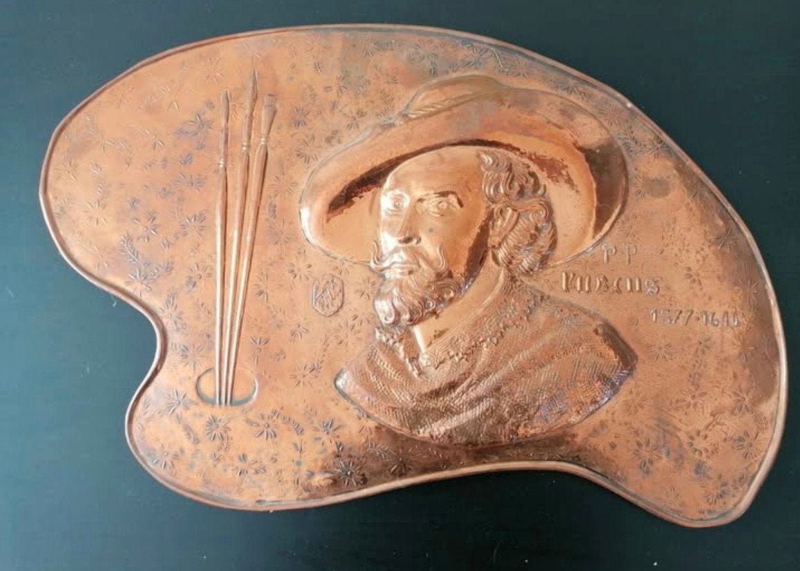 plaque décorative murale vintage cuivre, Enlèvement ou Envoi, Cuivre