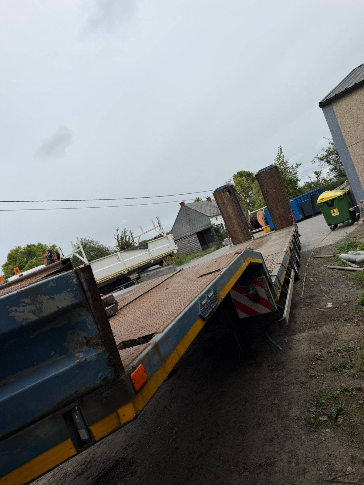 4as Nooteboom dieplader voor camion, Enlèvement