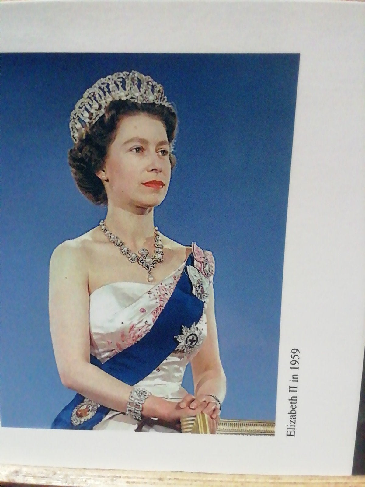 bidprentje van Koninging Elizabeth, Collections, Images pieuses & Faire-part, Enlèvement ou Envoi, Image pieuse