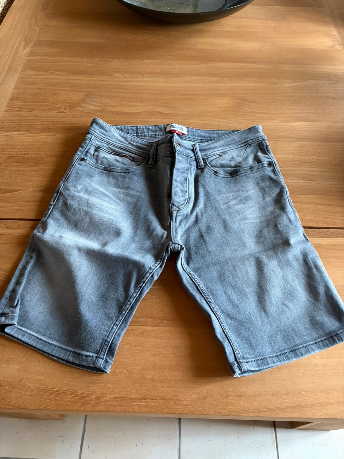 Tommy stretch korte broek, Ophalen of Verzenden, Zo goed als nieuw, Grijs