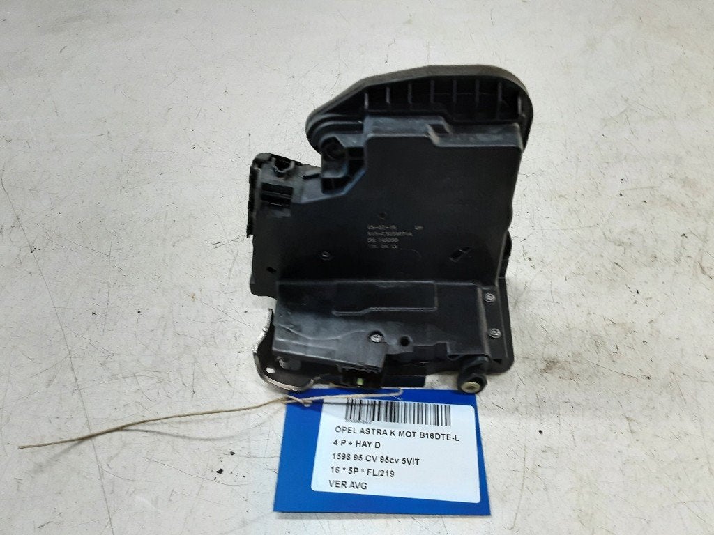 SERRURE DE PORTE AVANT GAUCHE Opel Astra K (01-2015/12-2022), Opel, Opel Automobile GmbH, Utilisé, Avant