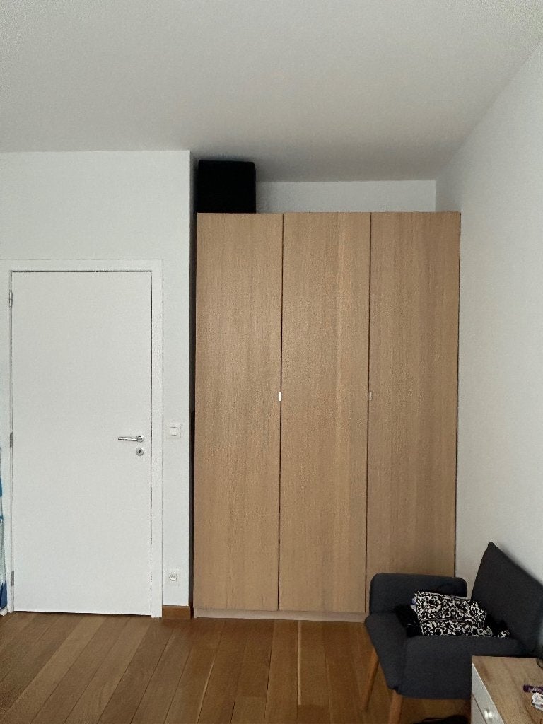 PAX IKEA à trois portes (100 cm + 50 cm), Avec espace de penderie, 150 à 200 cm, Enlèvement, Utilisé