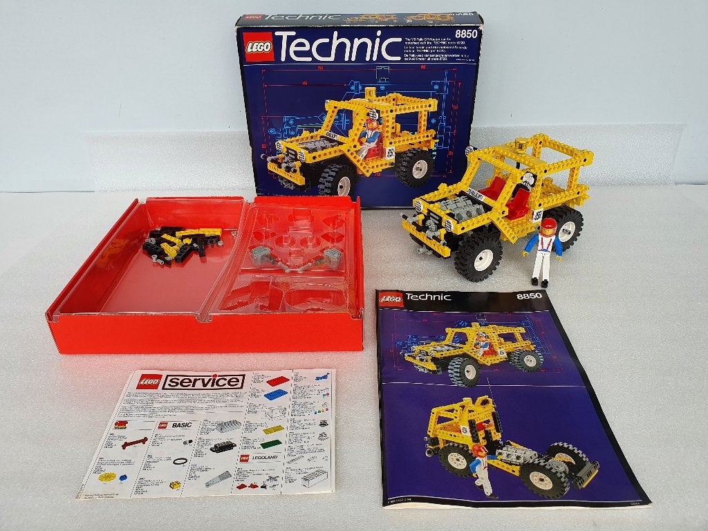 Lego Technic 8850: Rally Support Truck, Gebruikt, Lego, Ophalen of Verzenden, Complete set